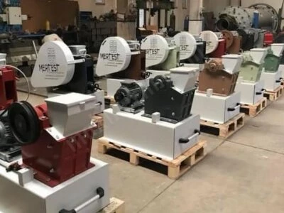 Laboratuvar Tipi Çeneli Kırıcı, Laboratuvar Tipi Değirmen, Halkalı Değirmen