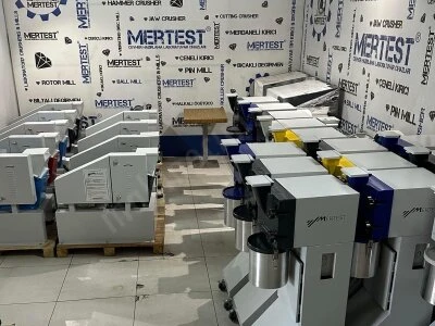 Laboratuvar Tipi Çeneli Kırıcı, Laboratuvar Tipi Değirmen, Halkalı Değirmen