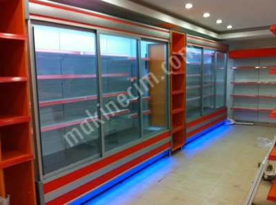 SUPERMARKET REFRIGERATION CABINET SYSTEMS AND SUPERMARKET SHELF SYSTEMS