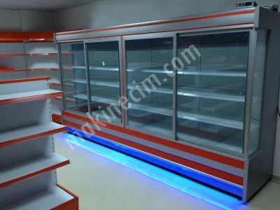 Sütlük Dolap Şarküteri Dolabı Sütlük Reyonu Market Rafları İmalattan Satılık