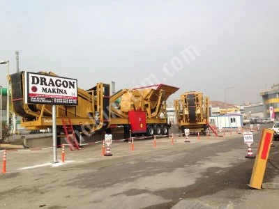 Dragon 7 Mobil Konkasör Kapalı Devre Kırma Eleme Tesisi Yeni Teknoloji Ankara Showroom