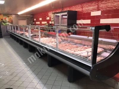 Block-Leg Market Display Cabinet – Block-Leg Delicatessen Display Cabinet