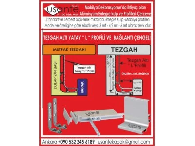 Gizli Kulp Profili- Gövdeye Takılan Kulp Boy Profi