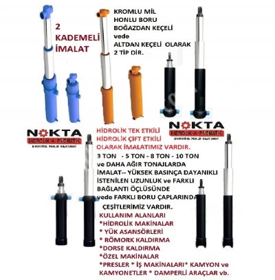 Hydraulic Lift, Single-Acting Piston, Double-Acting Hydraulics, Single-Acting Hydraulics