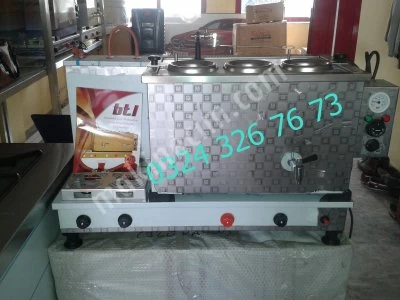 Full Otomatik Arıtmalı İki Demlikli Çay Kazanı