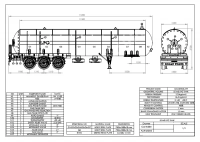 Lpg Semi Trailer Tank