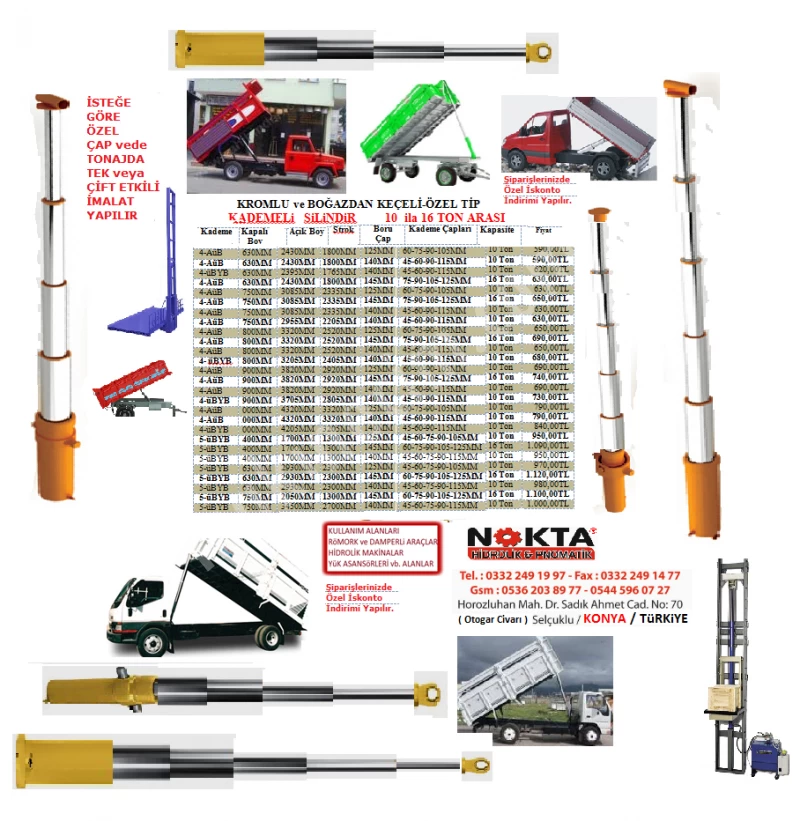 Trailer Piston, Trailer Lift, Trailer Pump, Trailer Cylinder, Trailer Lift Piston Manufacturing
