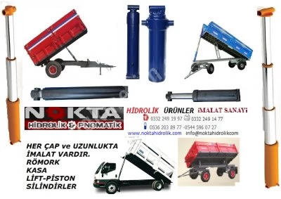Kademeli Römork Lifti, Kamyon Lifti, Kamyon Pistonu, Kamyon Pompası, Kamyon Silindiri