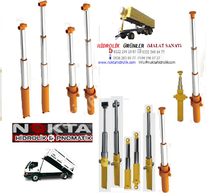 THREE STAGE LIFT, THREE STAGE PISTON, THREE STAGE PUMP, THREE STAGE CYLINDER, DOUBLE TRAILER PISTON,
