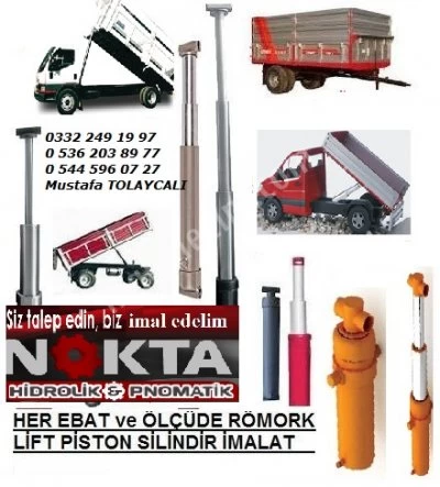 Üç Çıkışlı Damper Pistonu, Üç Çıkışlı Damper Silindiri, Üç Çıkışlı Damper Lif