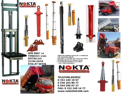 Nokta Lift, Damper Lifti İmalat, Damper Pompa İmalat, Damper Kaldırma Silindiri İmalat, Hidrolik