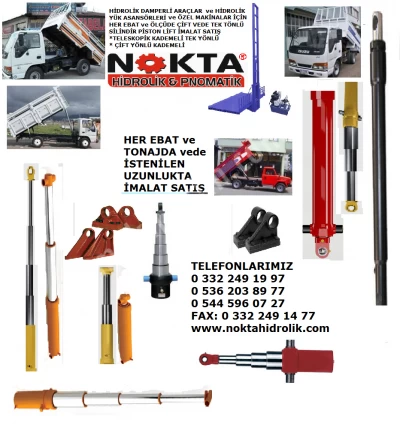 Hidrolik Pistonlar,Dorse Hidrolik Pistonlar, Konya Römork Pompası, Konya Römork Lifti, Konyal Lift