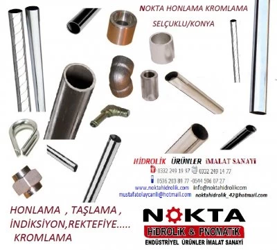 CHROME PIPE HONING, CHROME PIPE CHROMING, HYDRAULIC PIPE CHROME