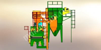 Profile and Sheet Metal Sandblasting Machine