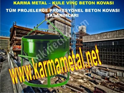 KARMA METAL torre-guindaste-argamassa-misturando recipiente-carregando-o-mangueira em concreto balde de concreto