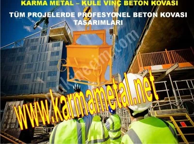 KARMA METAL torre-guindaste-argamassa-misturando recipiente-carregando-o-mangueira em concreto balde de concreto