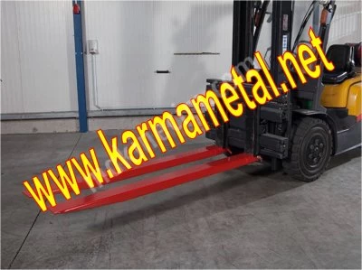 Forklift Çatal Bıçağı Uzatma Kılıfı Ataşmanı Eldiveni İmalatı