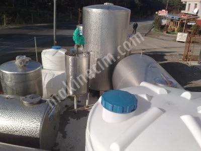 Paslanmaz Krom Depo Sıfır ve İkinci El Tankerler-Karıştırıcılar-Mikserler