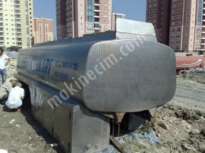 Krom Tanker,Paslanmaz Krom Depo,Krom Çelik Tank,Kazan 21.Ton
