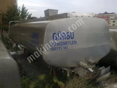 Krom Tanker,Paslanmaz Krom Depo,Krom Çelik Tank,Kazan 21.Ton