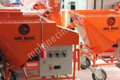 Alçı Sıva Makinası Mil Mac 2 Yıl Garantili