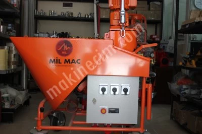 Alçı Sıva Makinası Mil Makina Güvencesiyle