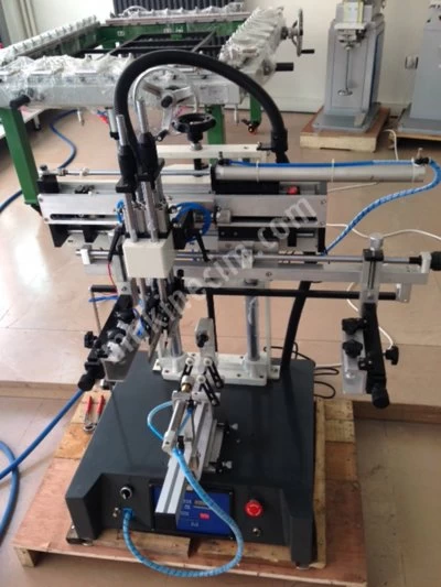 Yuvarlak Serigrafi Baskı Makinesi Masaüstü