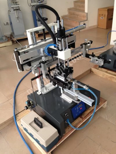 Yuvarlak Serigrafi Baskı Makinesi Masaüstü