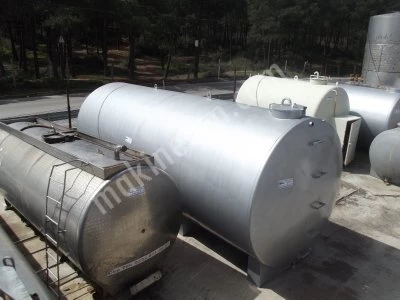 Elimizde Paslanmaz 304-316 Kalite Krom Depo,Tank,Silo,Reaktör, Mikser,Kazan Ve Tankerler Bulunur Ve