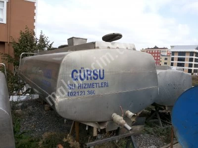 Elimizde Paslanmaz 304-316 Kalite Krom Depo,Tank,Silo,Reaktör, Mikser,Kazan ve Tankerler Bulunur Ve