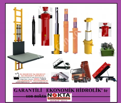 Trailer Spare Parts, Trailer Cylinders, Double Hydraulic Lift Artvin, Double Hydraulic Pump Artvin