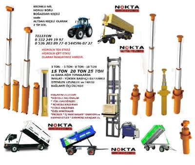 TRAILER PISTON LIFT CYLINDER, TIPPER VEHICLE LIFT PISTON CYLINDER, LOAD LIFT CYLINDER PISTONS