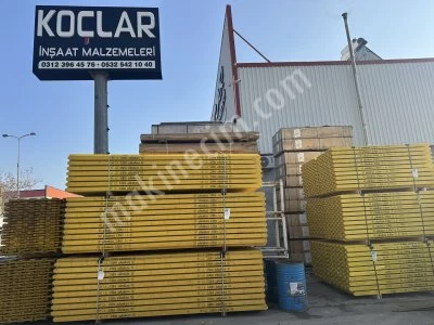 Yeni-2.El Rus Malı Plywood-Teleskopik Direk-Saç Pano-Kereste-Iskele-H20