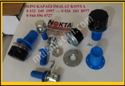 Hidrolik Tank Kapağı, Hidrolik Depo Kapağı, Vidalı Depo Kapak, Depo Küçük Kapak, Büyük Depo Kapağı