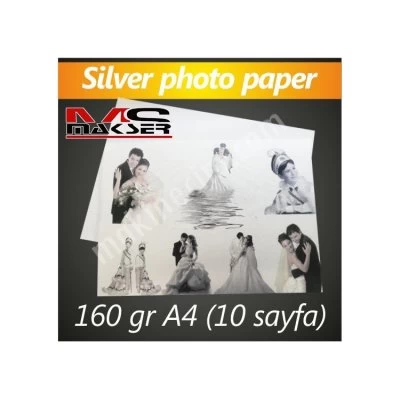Silver Photo Paper A4 Fotoğraf Kağıdı - 170Gr (10 Sayfa)