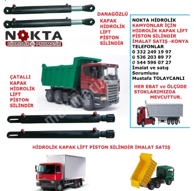 Römork Pompası 4 Kademeli İmalat, Römork Pompası 2 Kademeli İmalat, Damper Pompası Hidrolik İmalat