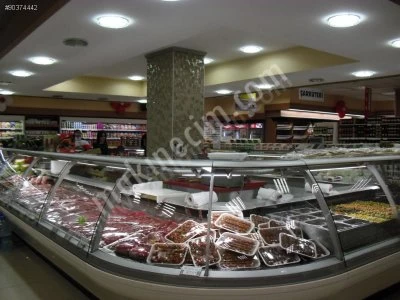 Sıfır Ekonomik Market Rafı Sütlük Dolap Şarküter