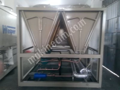 2nd Hand 200 Kw= 175.000 Kcal/h Italian Screw Chiller Cooling Group for Sale