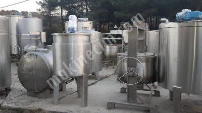 Krom Depo, Su, Mazot, Yağ, Süt, Depolar, Tanklar, Kazanlar, Mikser, 2.El Çıkma