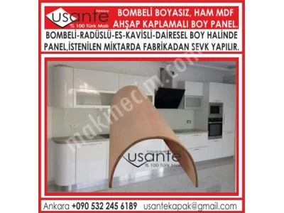 Boyanabilir Ham Mdf Panel Kapak Ahşap