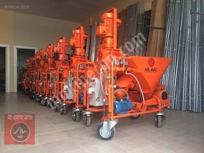 Alçı Sıva Makinası Mil Makina Güvencesiyle