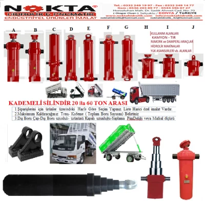 2 Kademe 75 Santim Pompalar, 3 Kademe 75 Santim Pompalar, 4 Kademe 75 Santim Pompalar, Hidrolikler