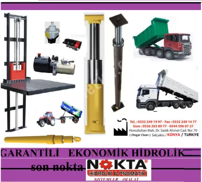 3 Kademe 120 Santim Pistonlar, 3 Kademe 120 Santim Pompalar, 3 Kademe 130 Santim Hidrolikler
