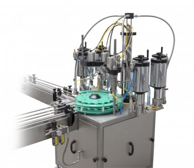 Reflexive Full Automatic Aerosol Filling Machine