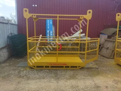 Ce Belgeli Acil Durum Sepeti - Kule Vinç Personel Taşıma Sepeti