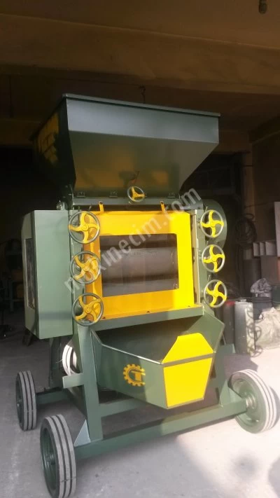 Td 100 6 Toplu Çelik Toplu Teker Dönerli Dinamalı Yeni Model Ezme Makinesi