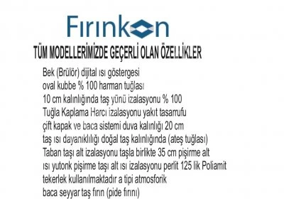 FKN110 Pita bread with meat in oven manufacturing Fırınkon