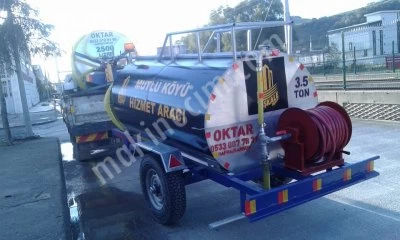 İtfaiye Yol Yıkama Su Tankeri Paslanmaz 3.5 Tonluk