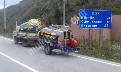 İtfaiye Yol Yıkama Su Tankeri Paslanmaz 3.5 Tonluk