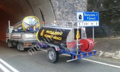 İtfaiye Yol Yıkama Su Tankeri Paslanmaz 3.5 Tonluk